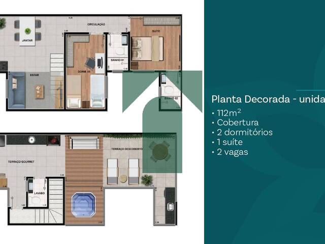 #008323 - Cobertura para Venda em Santo André - SP - 1