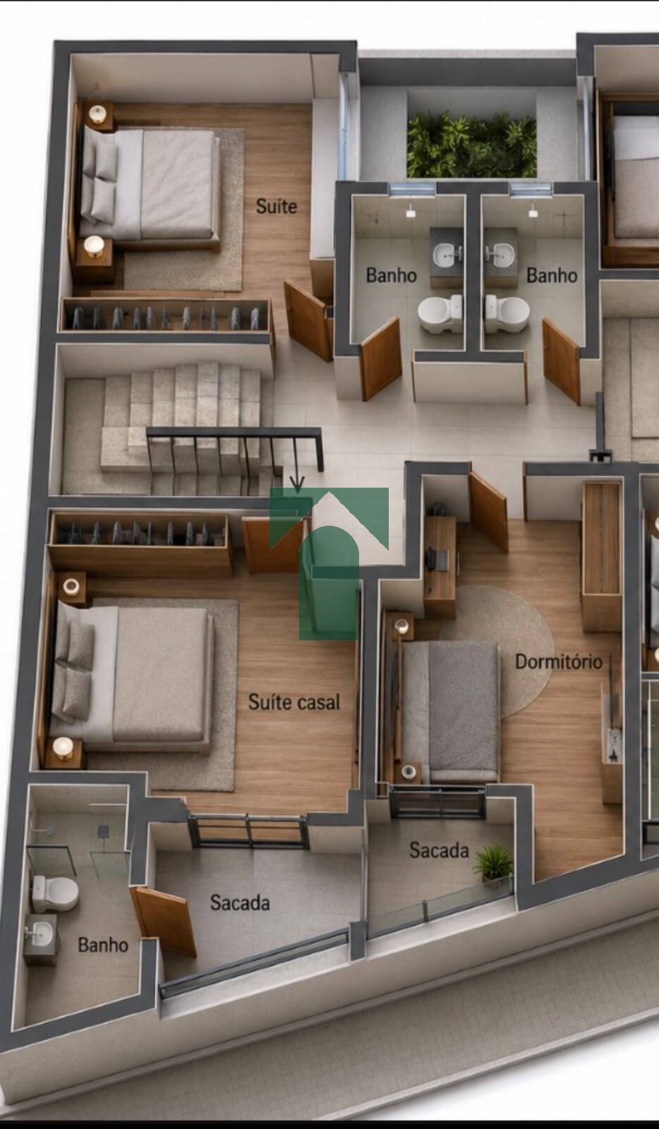 Sobrado, 3 quartos, 169 m² - Foto 3