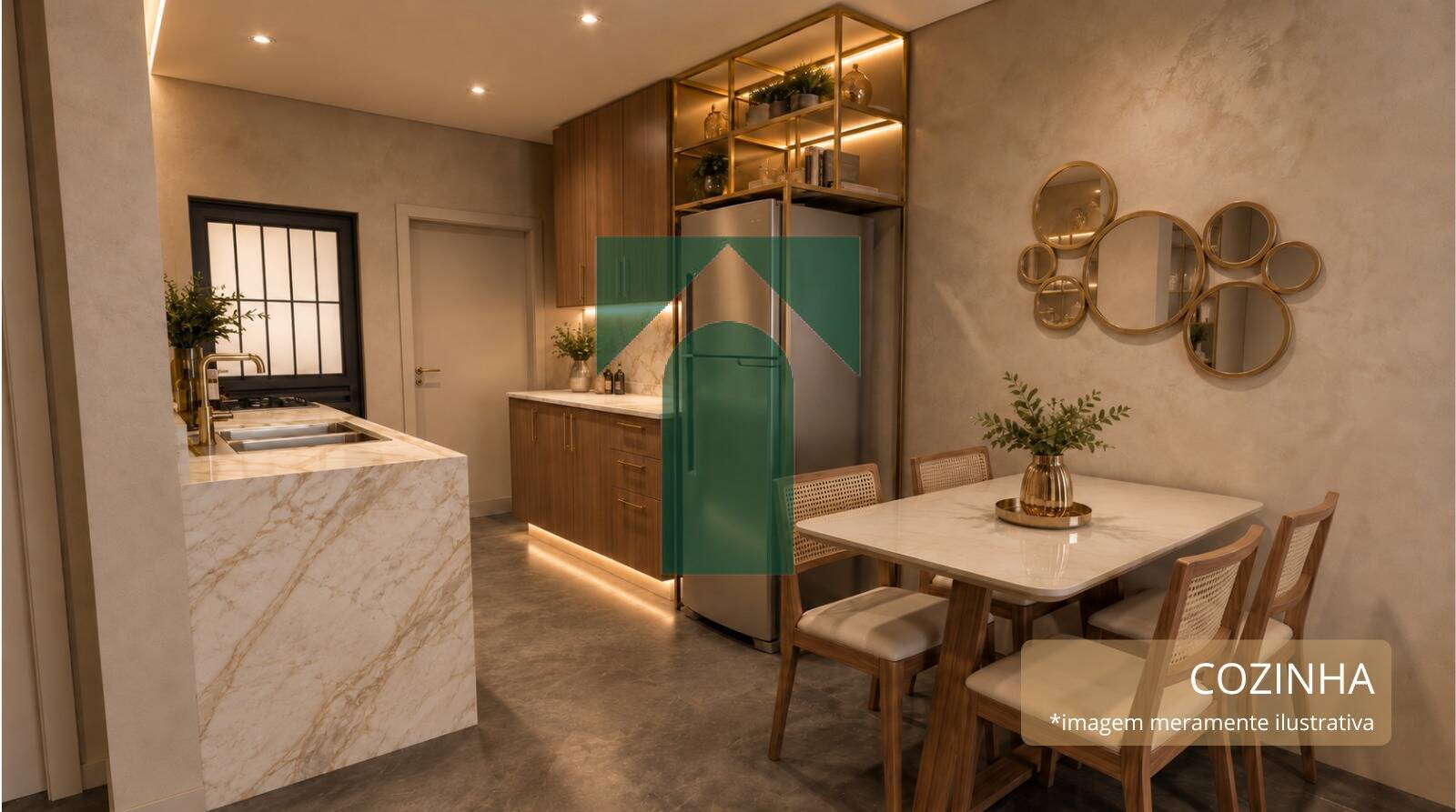 Apartamento, 2 quartos, 56 m² - Foto 2